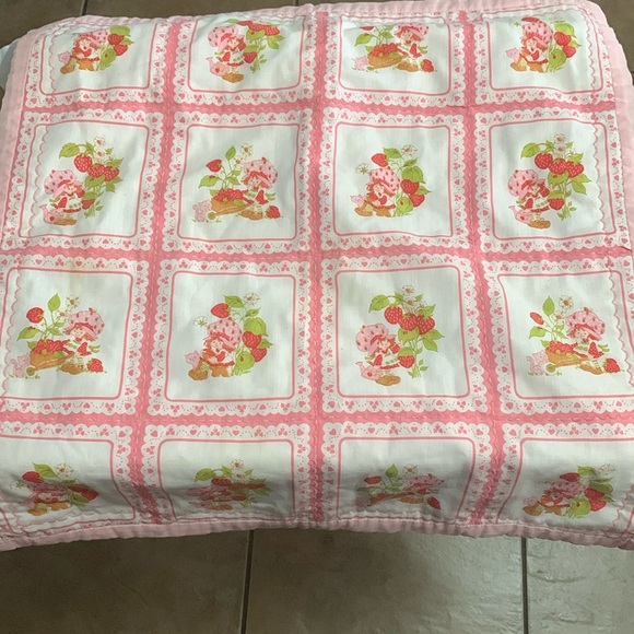 Toys Vintage Strawberry Shortcake Blanket Poshmark